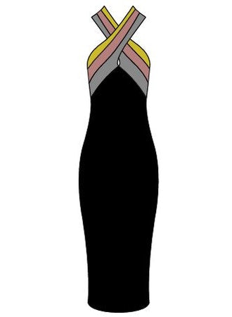 Le Superbe Dragon Fruit Dress