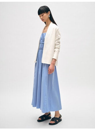 White + Warren Organic Cotton Mini Trapeze Cardi