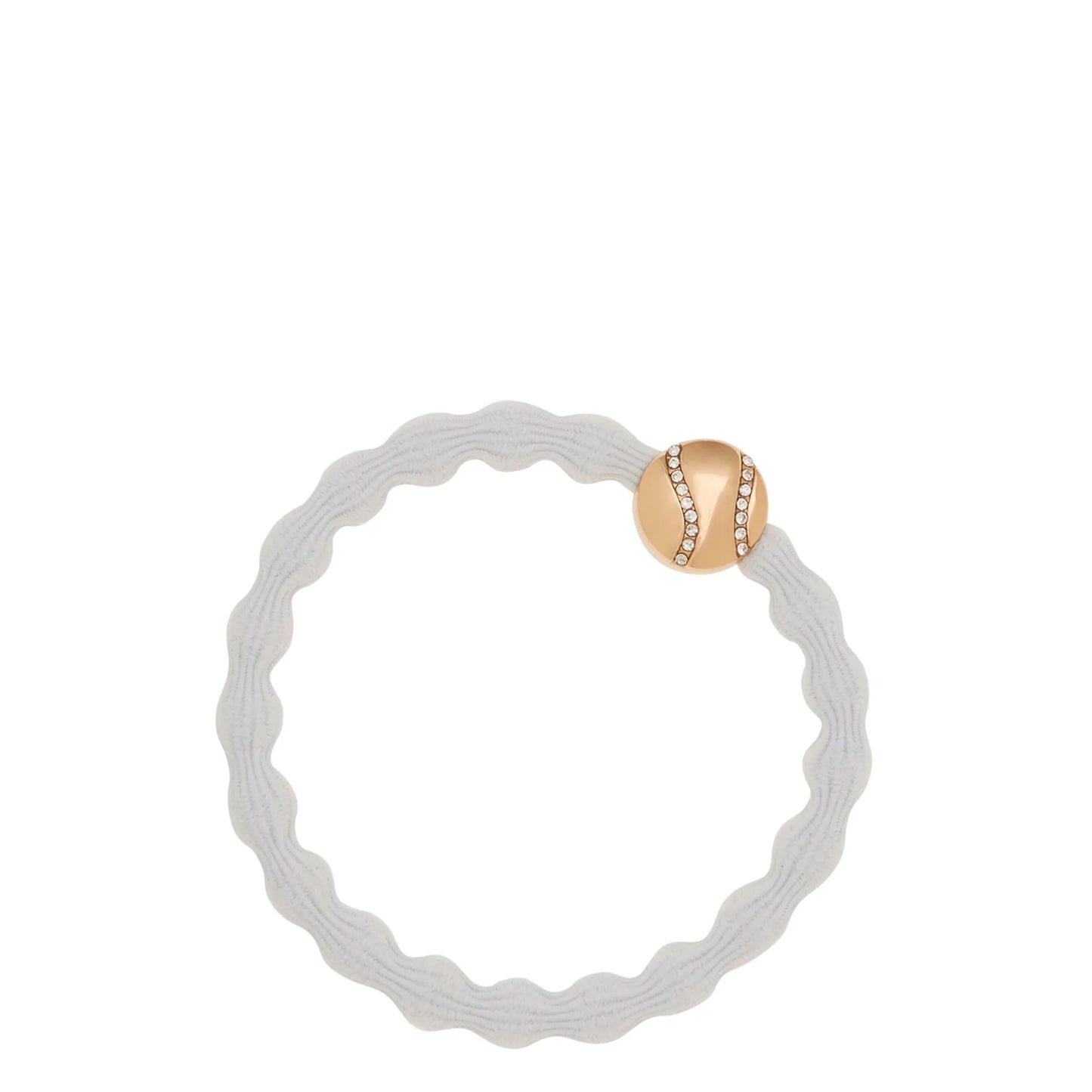 By Eloise White Tennis Ball Hair Tie
