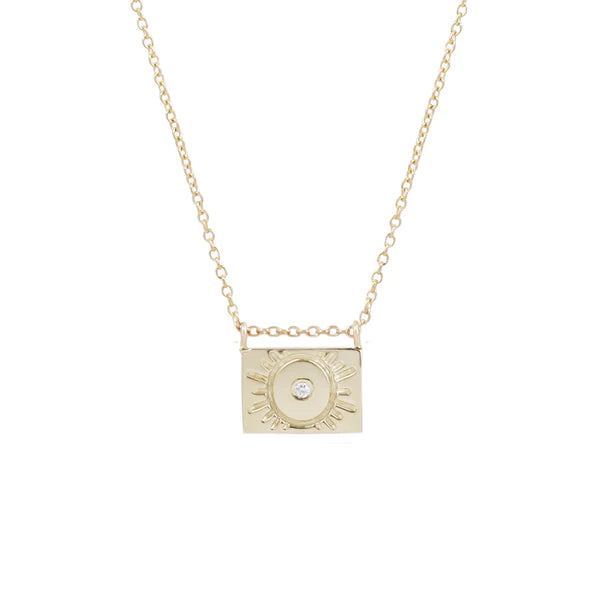 Aili Sun Postcard Necklace