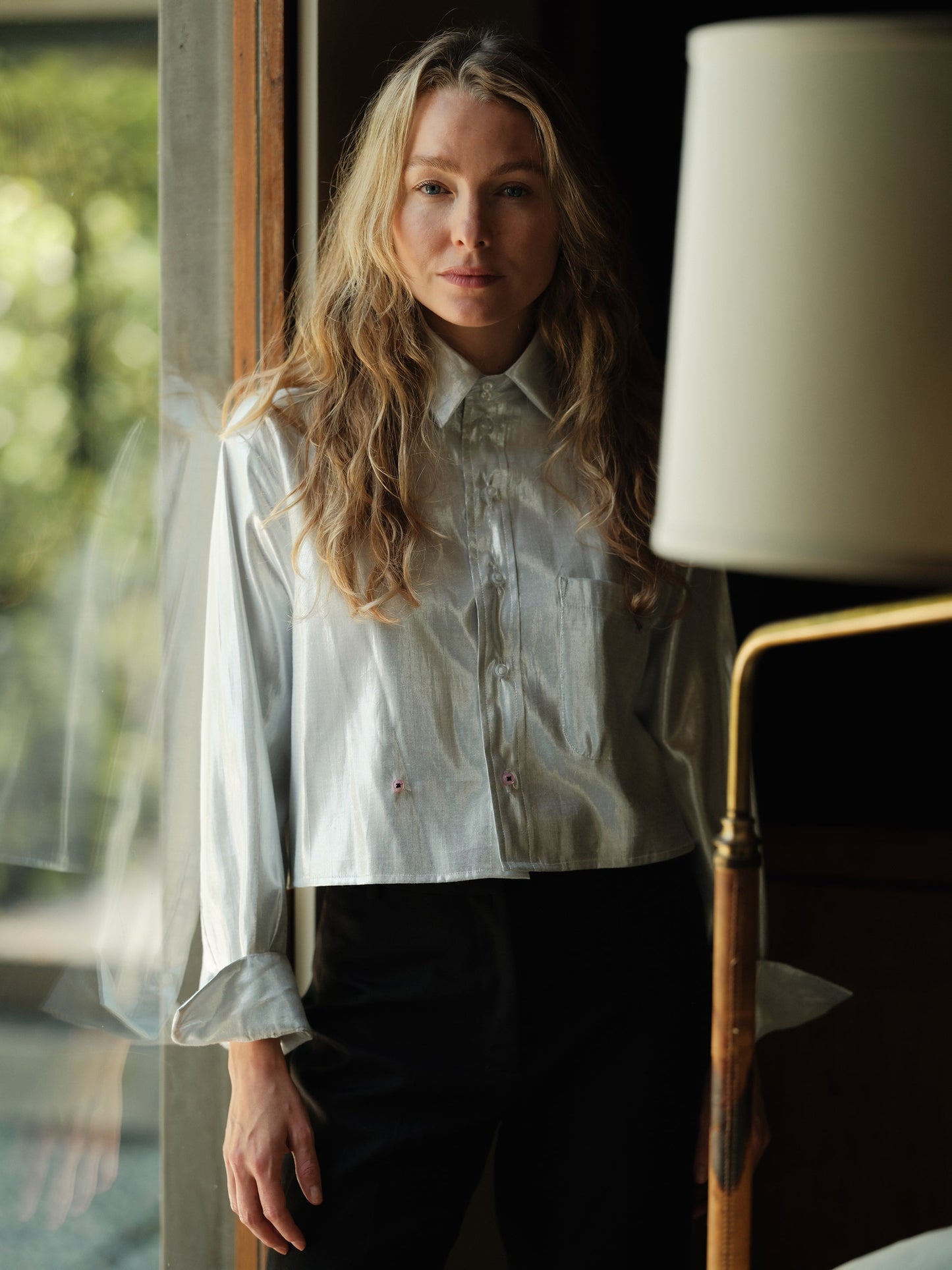 Cissa The Shortie Shirt - Silver