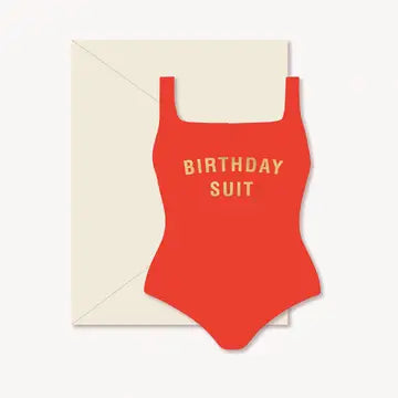 Ginger P. Designs Birthday Suit Card