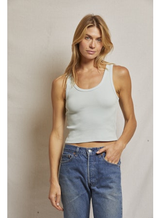 Perfect White Tee Blondie Tank - Fresh Mint