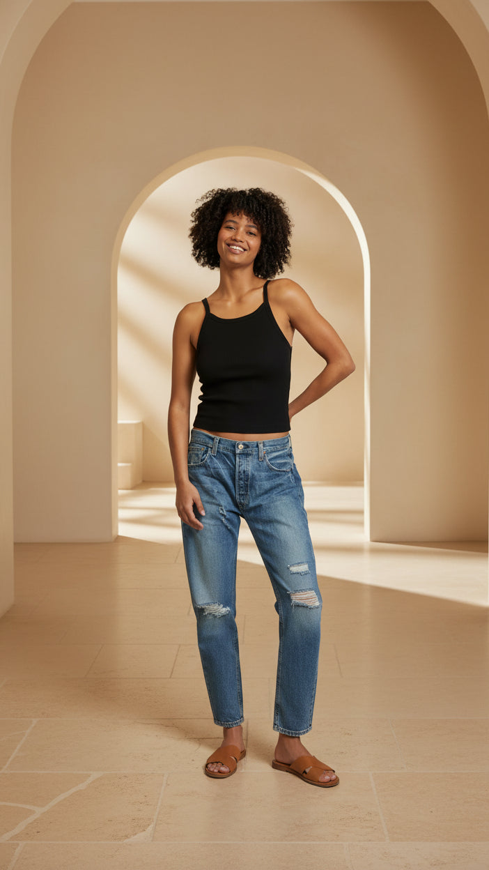 Perfect White Tee Bonnie Rib Tank