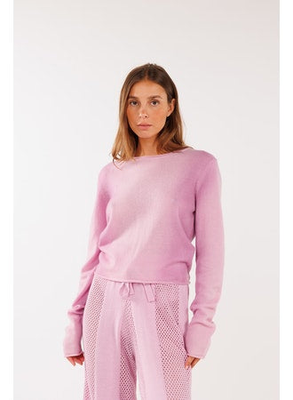 Colorush (Crush) Hailey Gradient Crew - Lolipop