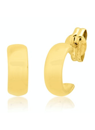 Tail 14k Gold Huggies