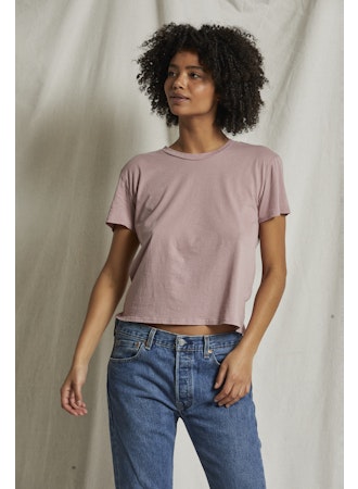 Perfect White Tee Harley Tee - Mauve
