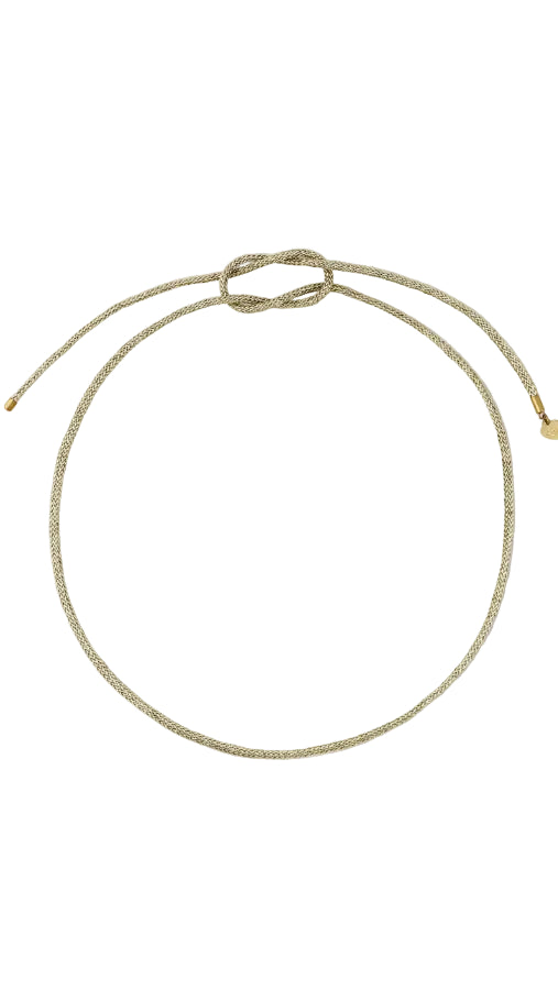 Hart Arrow Heart Charm + Gold Chord
