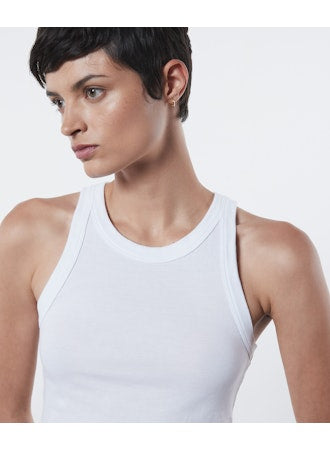 Enza Costa Supima Cotton Bold Sheath Tank