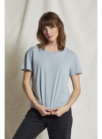 Perfect White Tee Harley Tee - Mountain Blue
