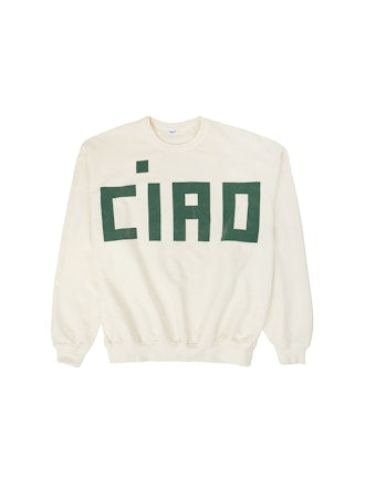 Clare V. Oversized Ciao Sweatshirt