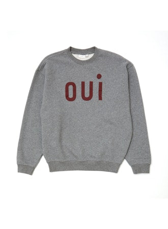 Clare V. Oversized Oui Sweatshirt