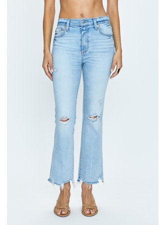 Pistola Lennon High Rise Crop Boot - Summit Distressed