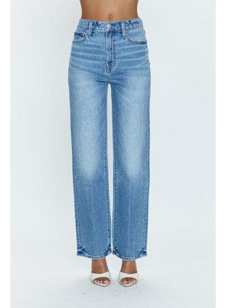 Pistola Cassie Super High Rise Straight Leg Jean
