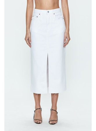 Pistola Alice Midi Skirt - White