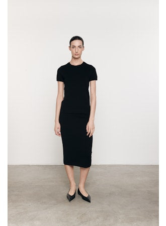 Enza Costa Short Sleeve Cashmere Crew