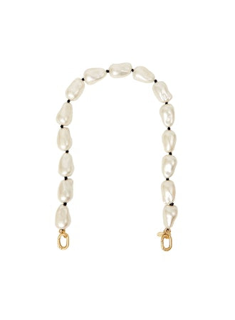 Clare V. Shortie Strap - Pearl
