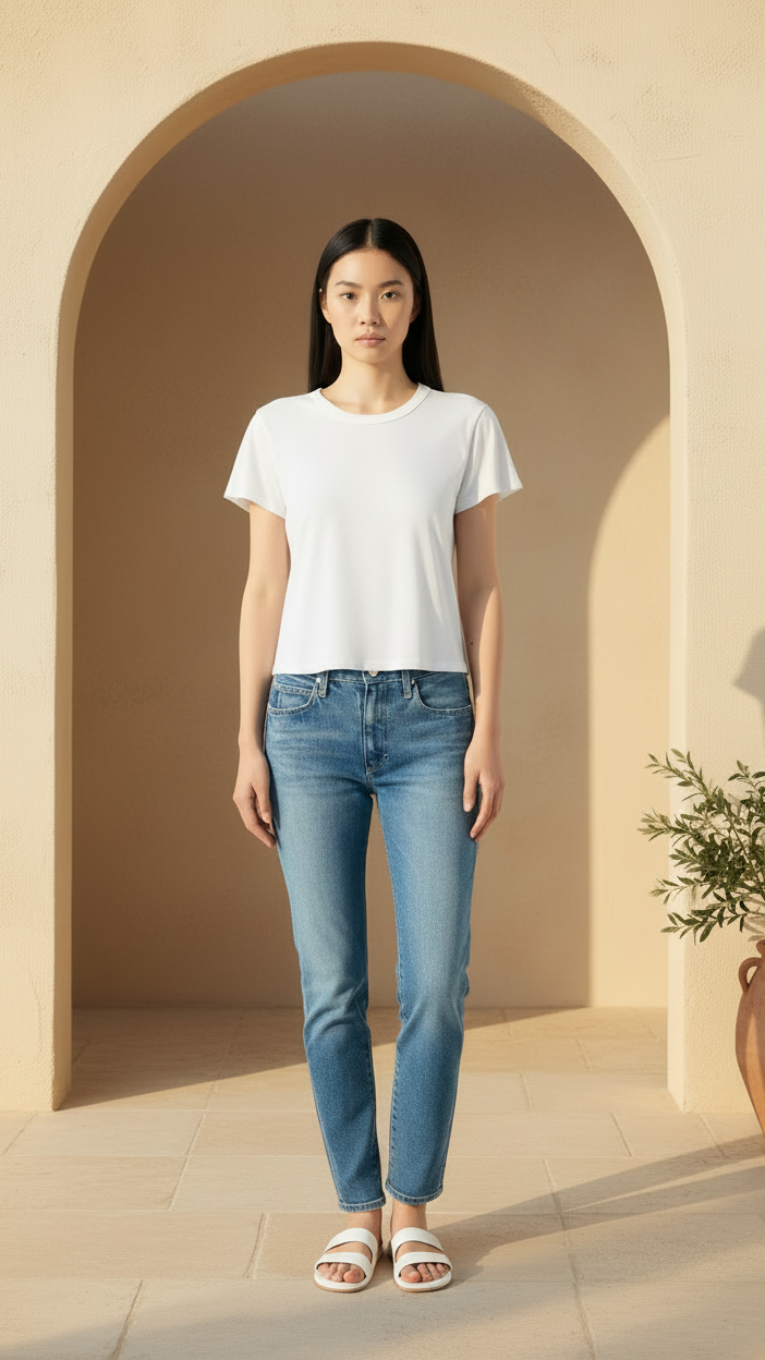 AMO Lovey Tee - White