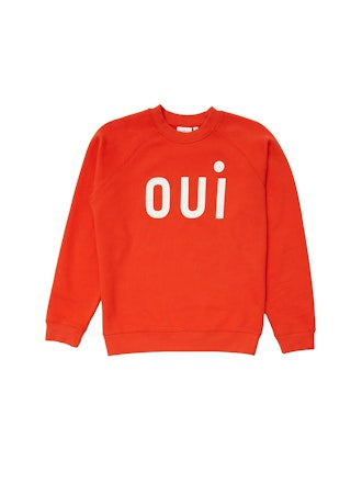 Clare V. Oui Sweatshirt - Blood Orange