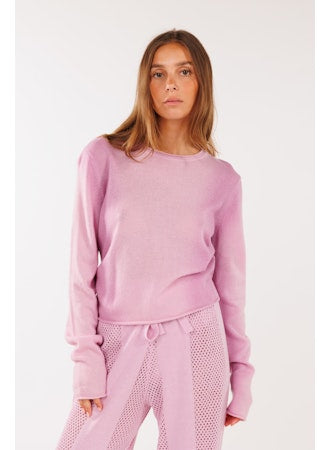 Colorush (Crush) Hailey Gradient Crew - Lilac Breeze