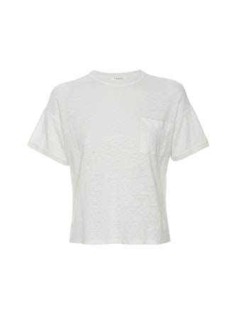 Frame Linen Pocket Crew Tee