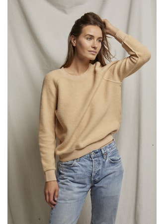 Perfect White Tee Ziggy Sweatshirt - Sand
