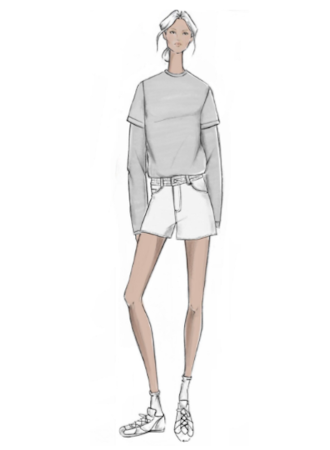 Still Here Ames Shorts - Milk