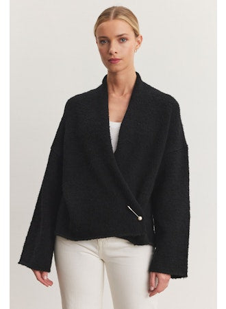 Velvet Chanson Cardigan - Beige