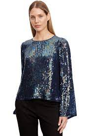 Velvet Evie Sequin Shirt