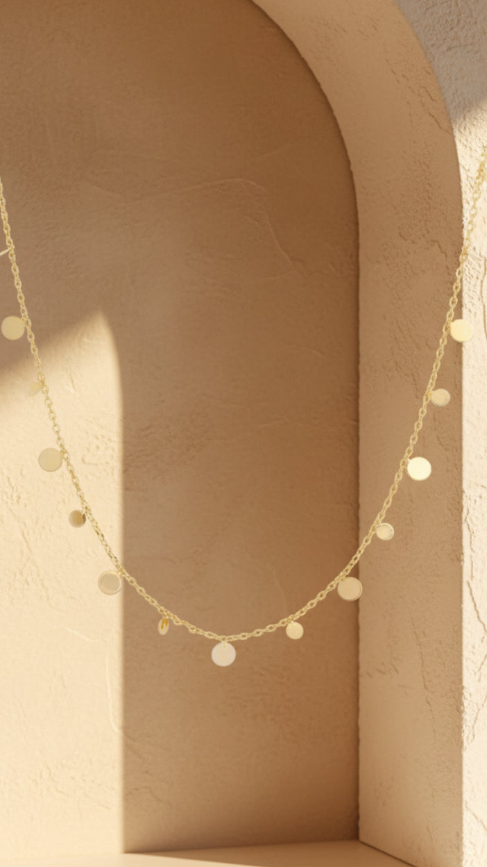 Tai Gold Vermeil Chain with Discs - Gold Vermeil