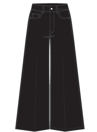 Frame Le Palazzo Crop Velveteen Pant