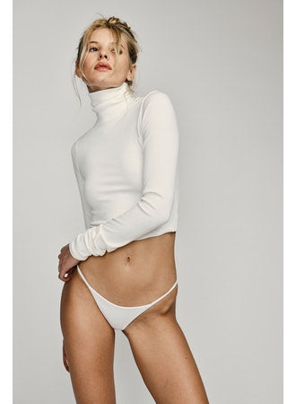 Eterne Cropped Fitted Turtleneck