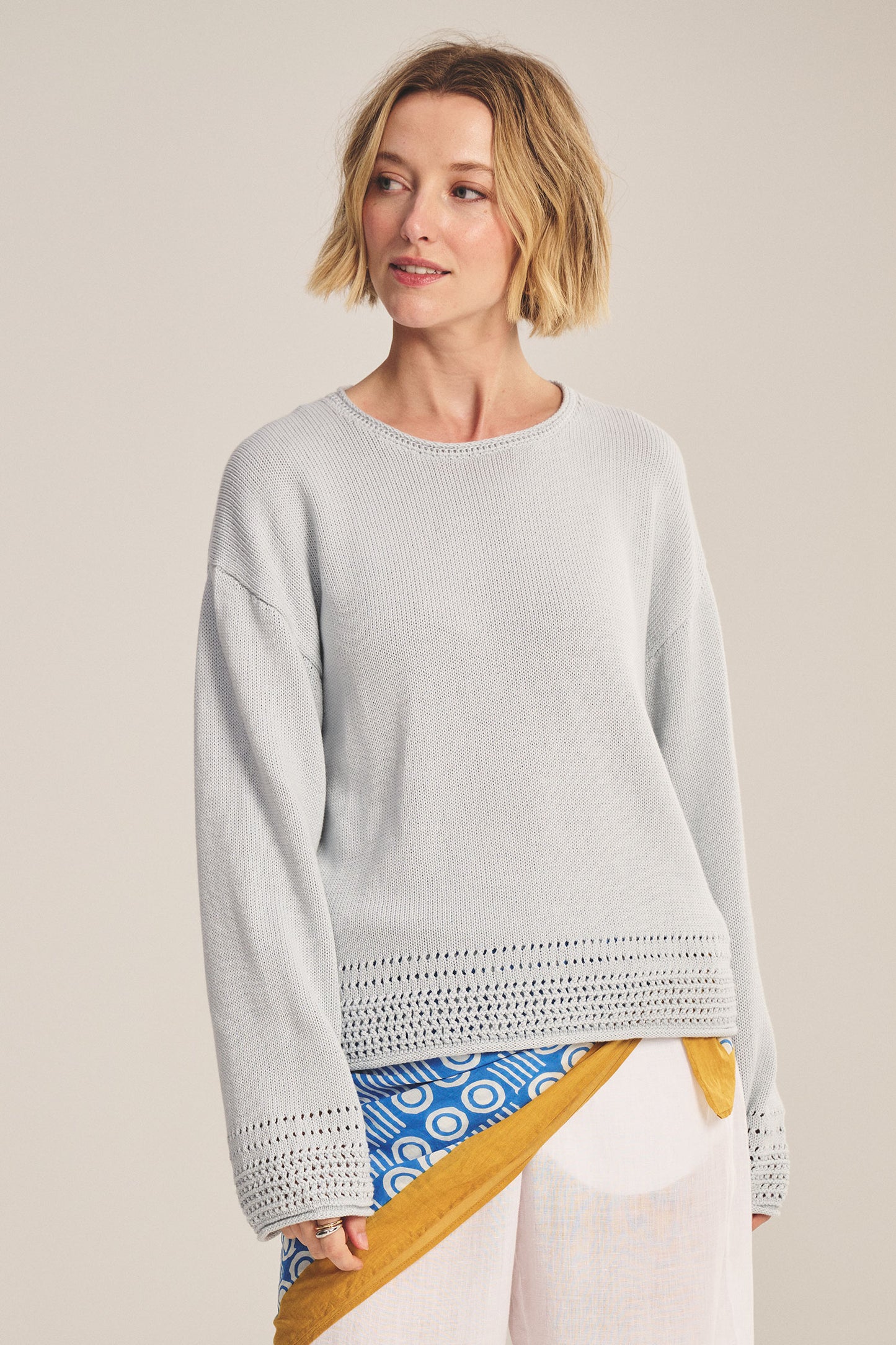 Velvet Rosalyn Sweater - Ice