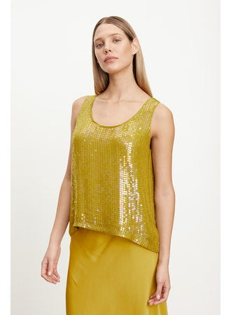 Velvet Behati Sequin Top