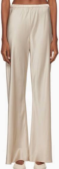 Silk Laundry Bias Cut Silk Pants - Hazelnut