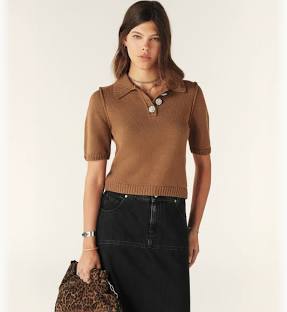 Ba&sh Tyla Sweater - Camel