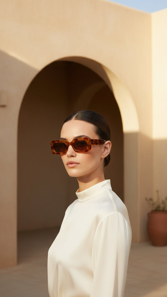 Le Specs Damnedest Sunglasses - Vintage Tort
