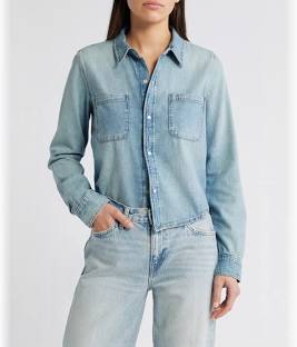 RE/DONE Slim Denim Shirt - Indigo