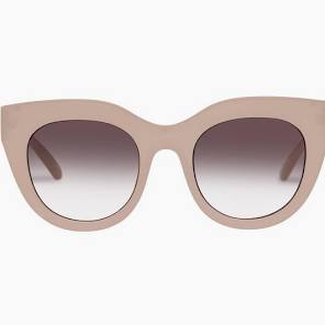 Le Specs Air Heart Sunglasses - Oatmeal