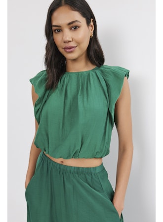 Velvet Amora Top - Vanilla