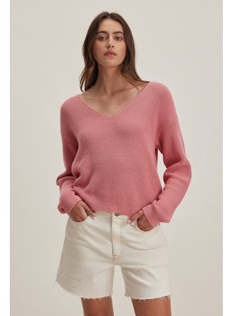 Velvet Napal Sweater - Ivory