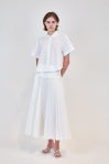 Simkhai Bernie Pleated Shirt