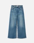 RE/DONE High Rise Wide Leg Crop Jean - Indigo