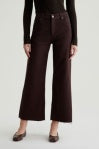 AG Saige Wide Leg Crop - Amaretto Noir