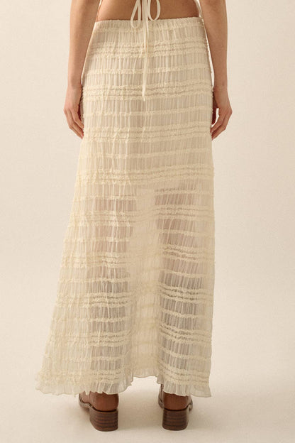 Ruffled Maxi Skirt