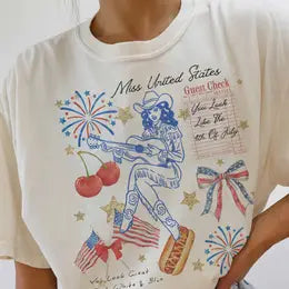 Good Day Street Miss USA Oversize Tee