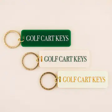 Freshwater Curated Goods Golfcart Keychain