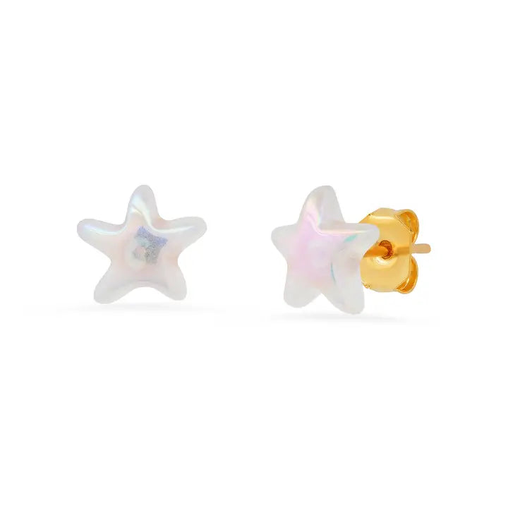 Tai Iridescent Star Studs