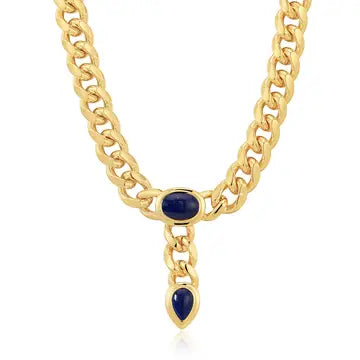 LUV AJ The Lapis Lariat Necklace