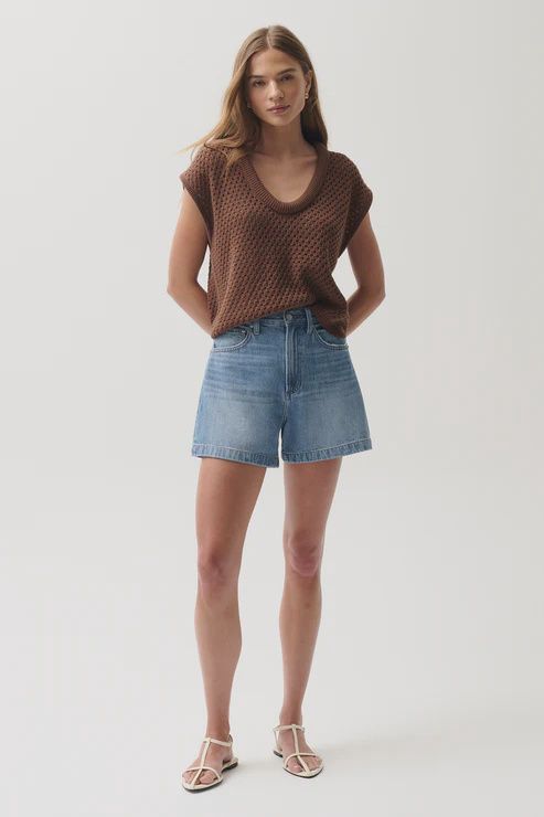 Pistola Saige A-Line Shorts - Sail Away